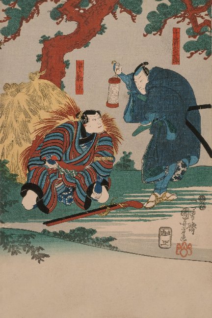 原画　アビニョンの村の窓辺のタロピョン Kuniyoshi Project